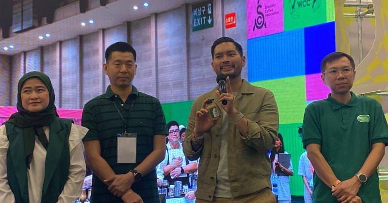 Press Conference Promag x Mikael Jasin di Jakarta Coffee Week 2024, ICE BSD, Sabtu (2/11/24). - Popmama.com/Salsyabila Sukmaningrum